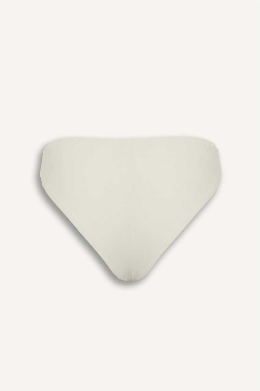 FEMME Blanc Bas de bikini Coupe régulière