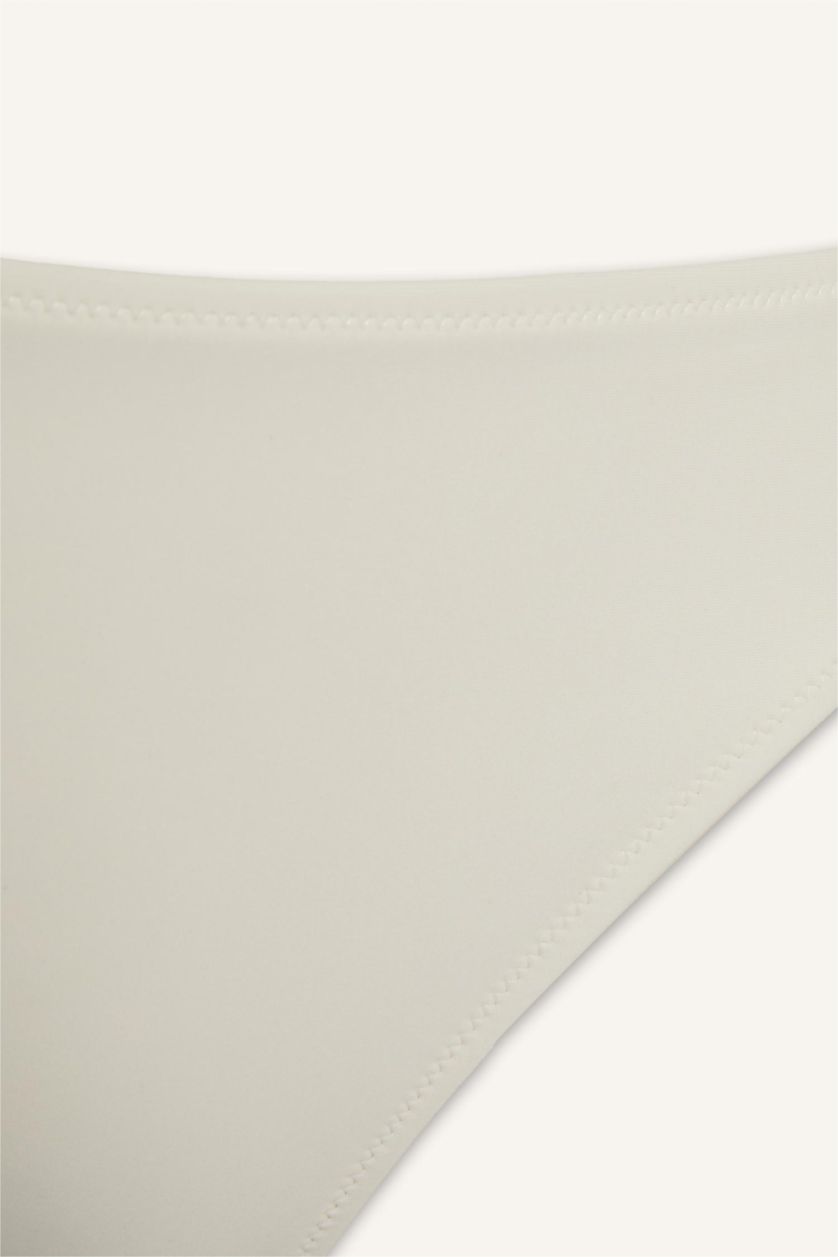 FEMME Blanc Bas de bikini Coupe régulière