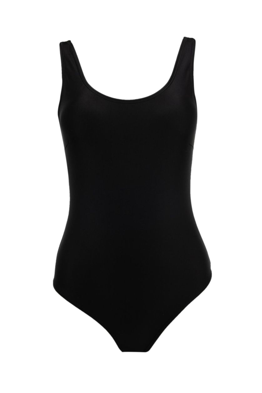 Woman Black Swimsuit