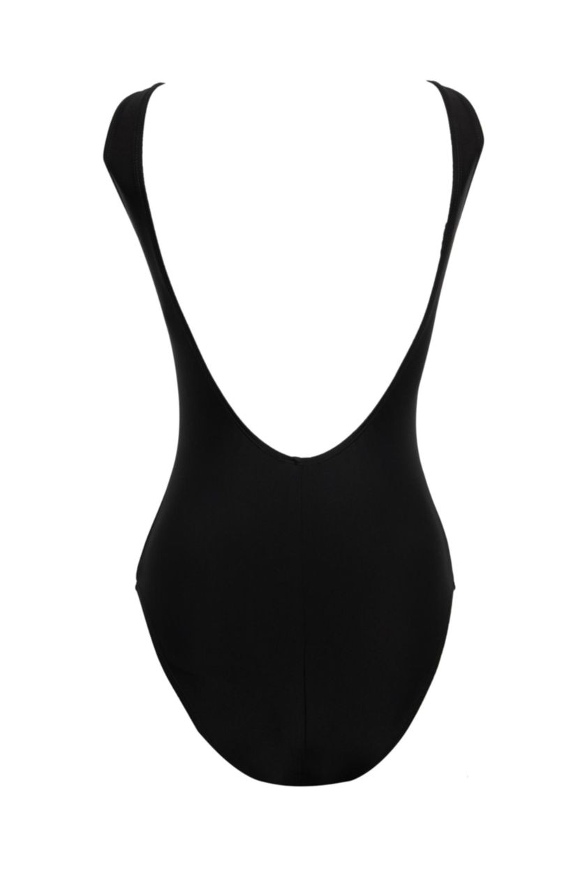 Woman Black Swimsuit