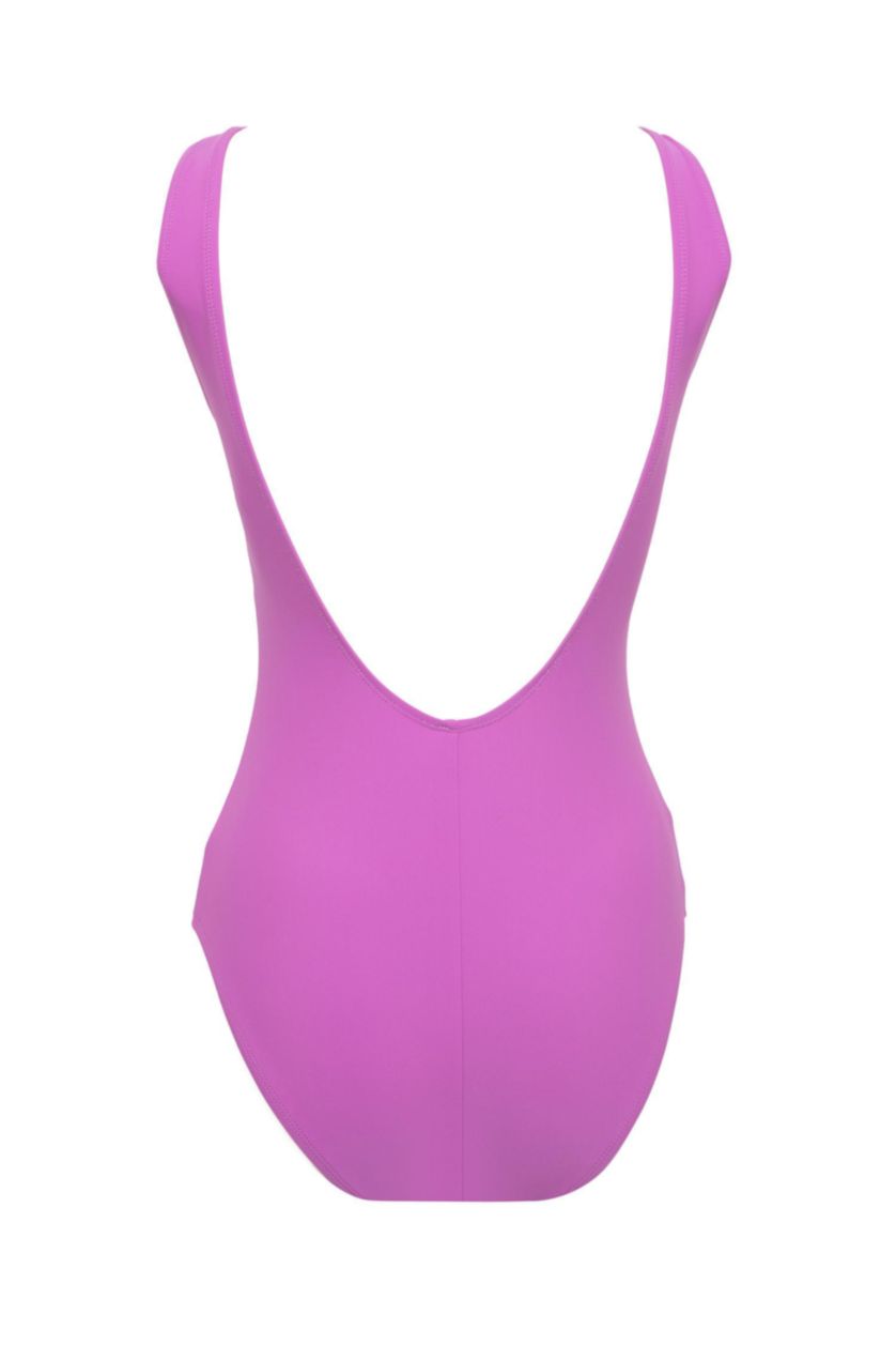 Woman Purple Fall in Love Regular Fit Swimsuit