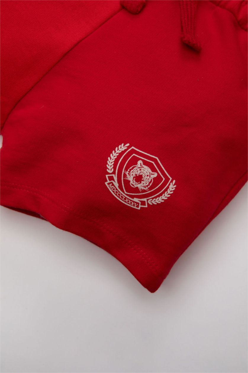 BÉBÉ GARÇON Rouge Short imprimé tigre pour bébé garçon