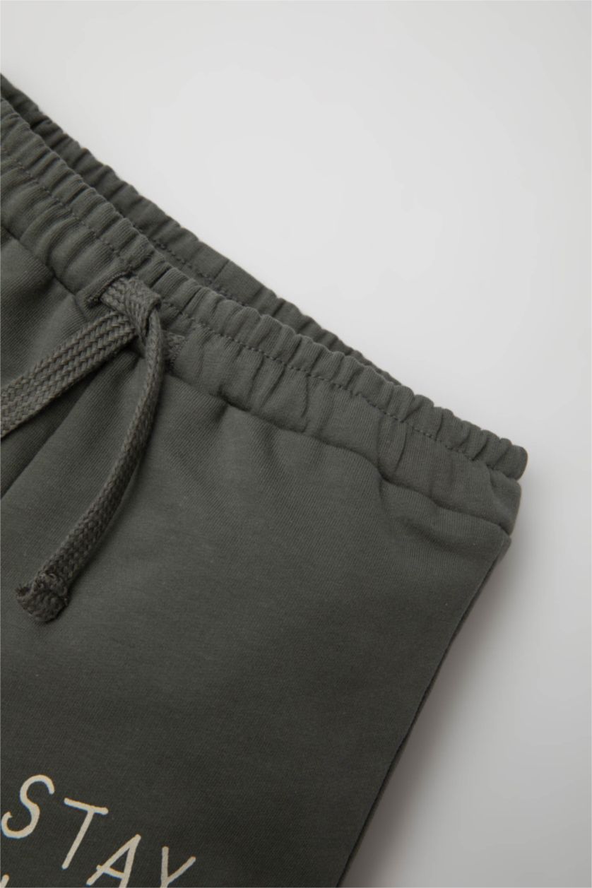 Erkek Bebek Haki Baskılı Şort Erkek Bebek