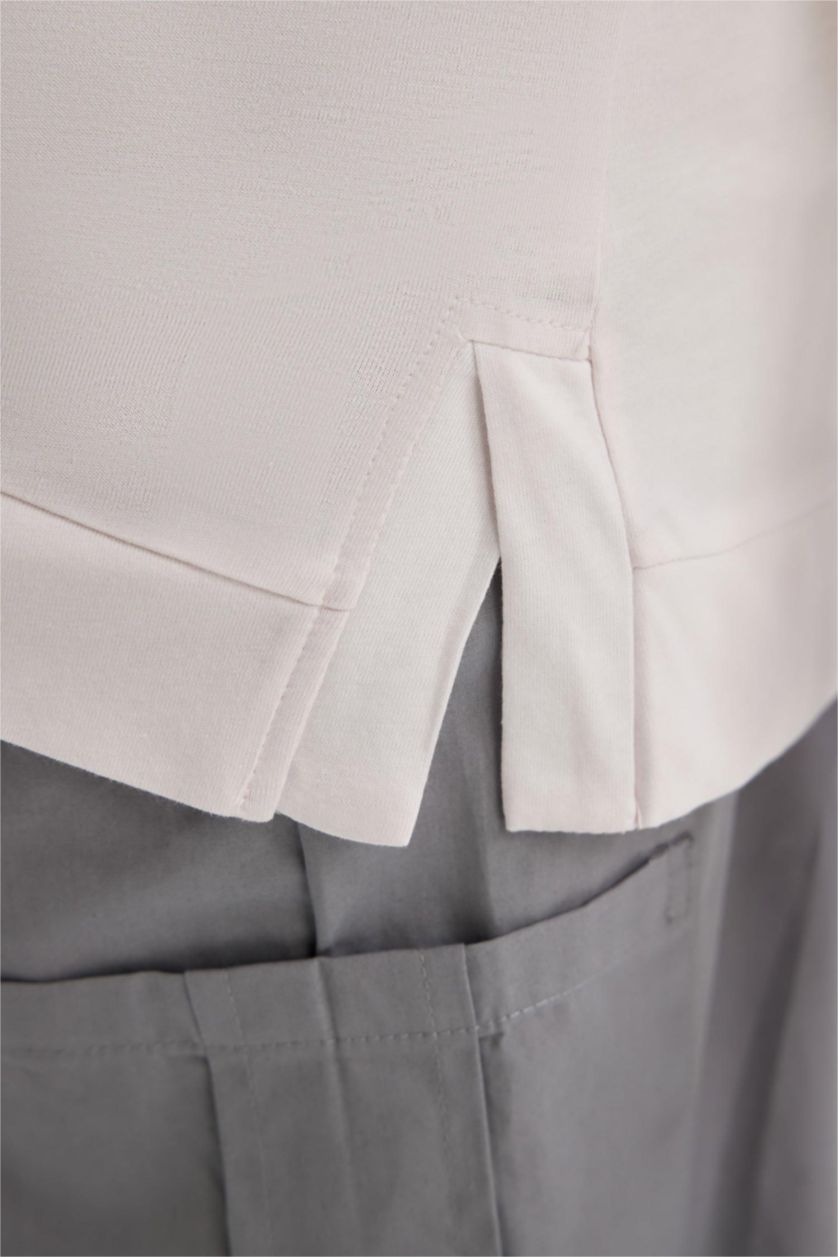 Kız Çocuk - Genç Kız Açık Pembe Kız Çocuk Disney Mickey & Minnie Oversize Geniş Kalıp Bisiklet Yaka Kısa Kollu Tişört