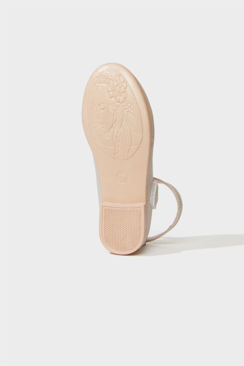 Kız Çocuk - Genç Kız Altın Kız Çocuk Düz Taban Suni Deri Suni Deri Babet