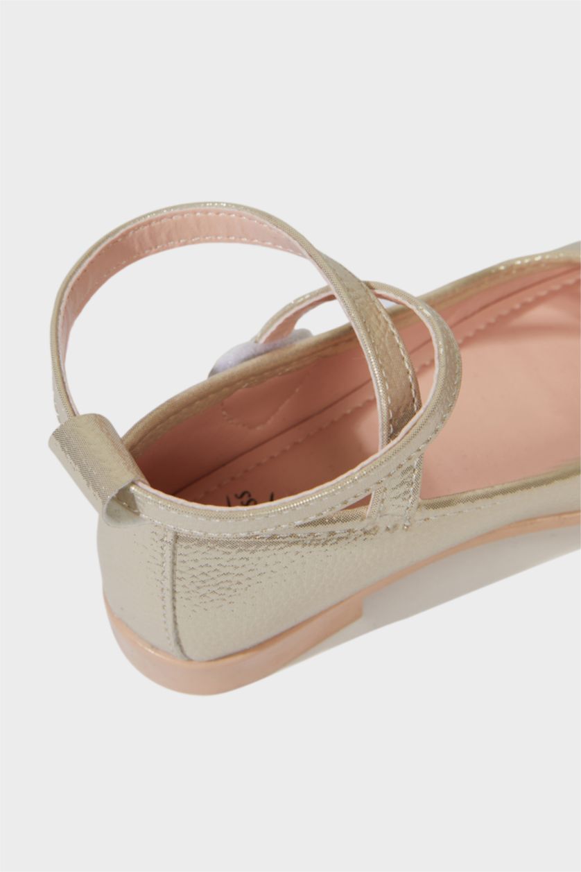 Kız Çocuk - Genç Kız Altın Kız Çocuk Düz Taban Suni Deri Suni Deri Babet