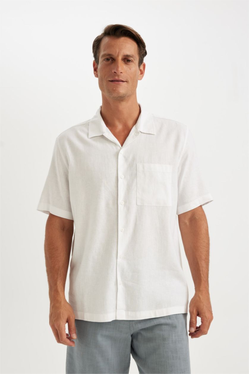 Erkek Beyaz Relax Fıt