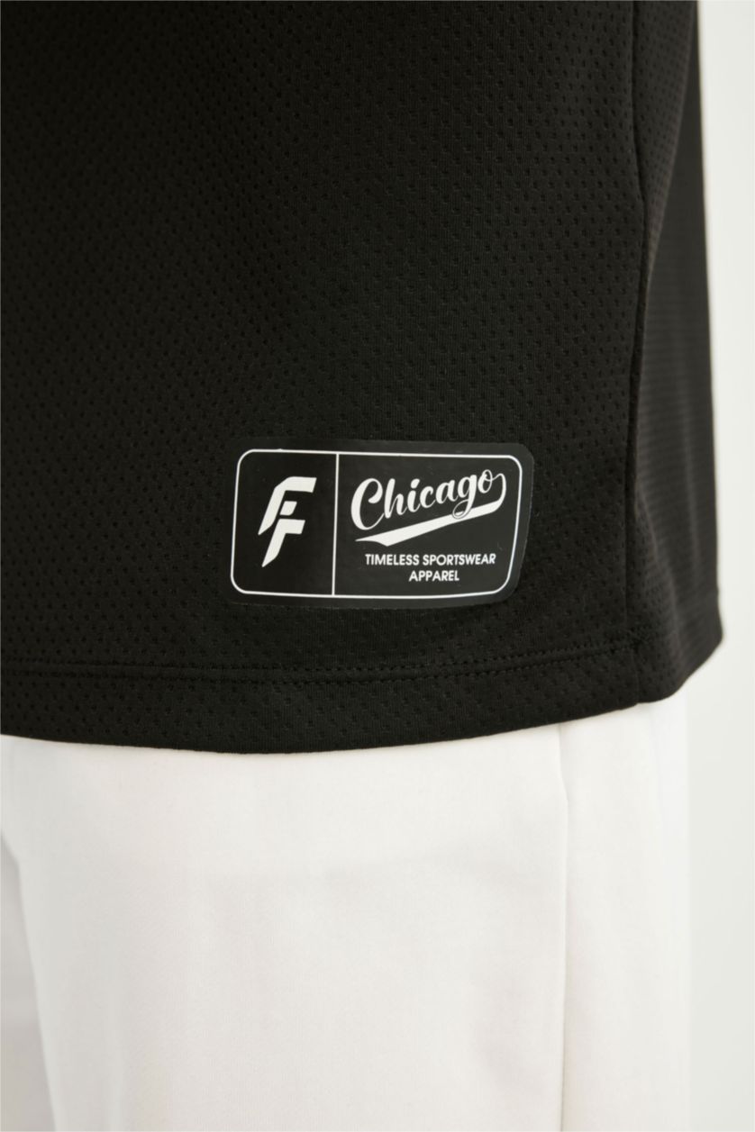 MAN Black Oversize Fit Short Sleeve T-Shirt