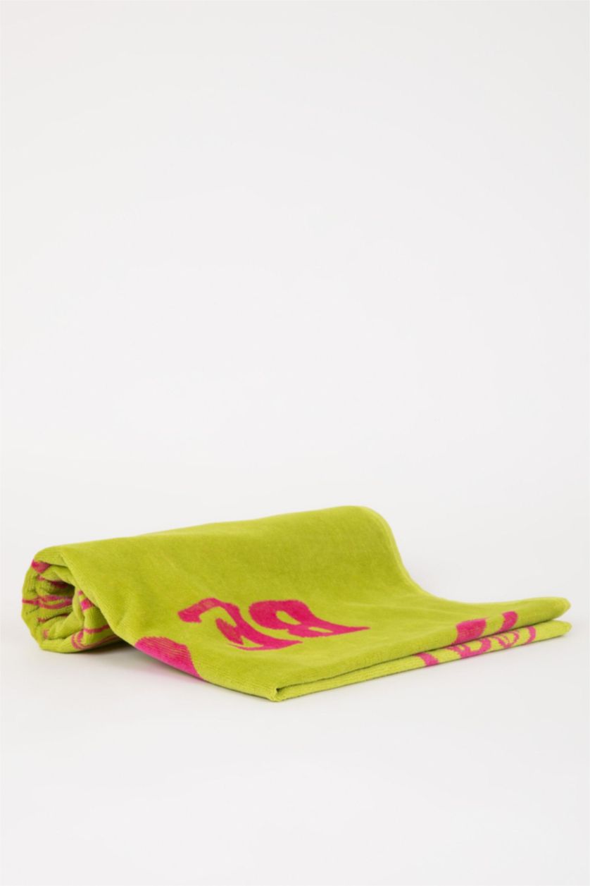 Woman Light Green منشفة بحر نسائي قطن