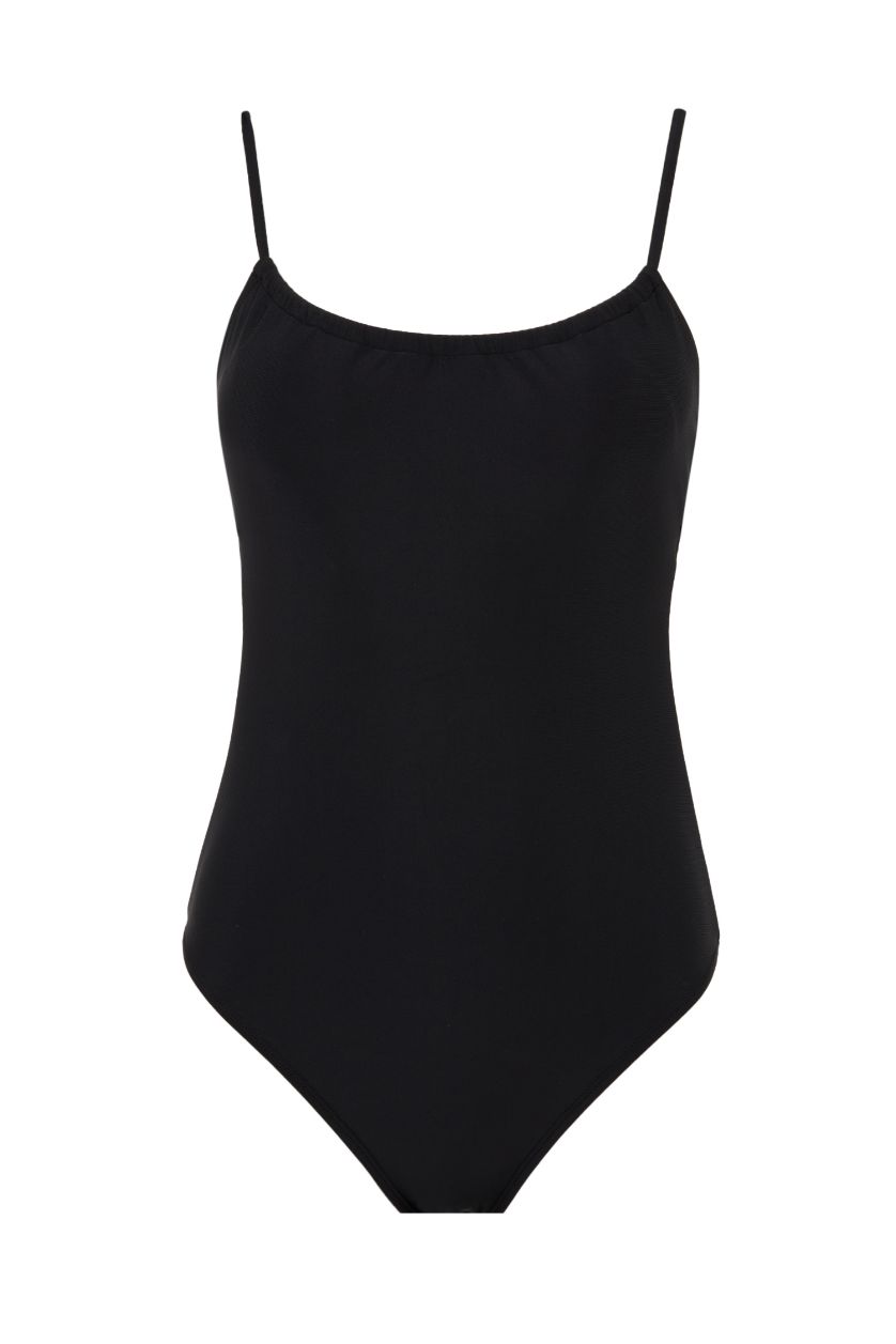 Woman Black Fall in Love Regular Fit Swimsuit