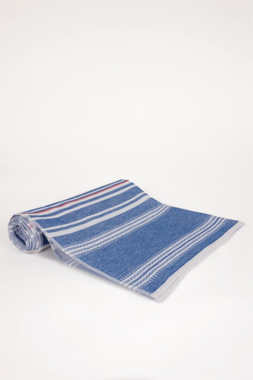 Kadın Mavi Kadın Pamuklu Plaj Havlusu