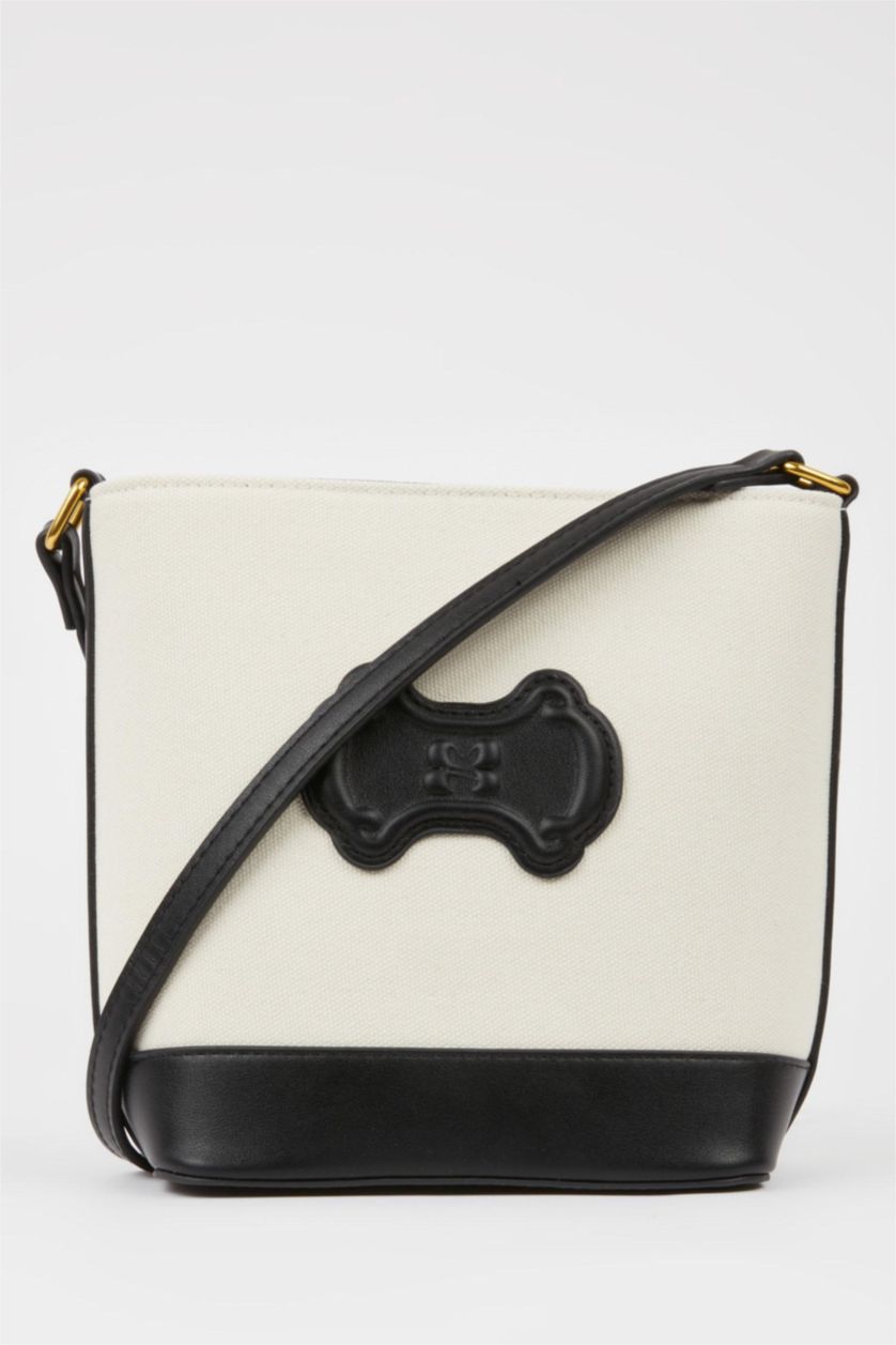 Женщины Черный Женская сумка через плечо из искусственной кожи