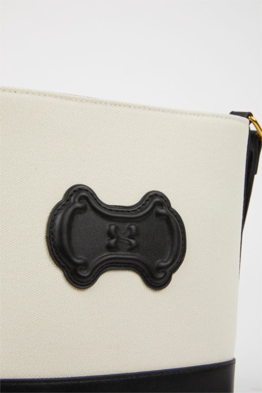 Женщины Черный Женская сумка через плечо из искусственной кожи