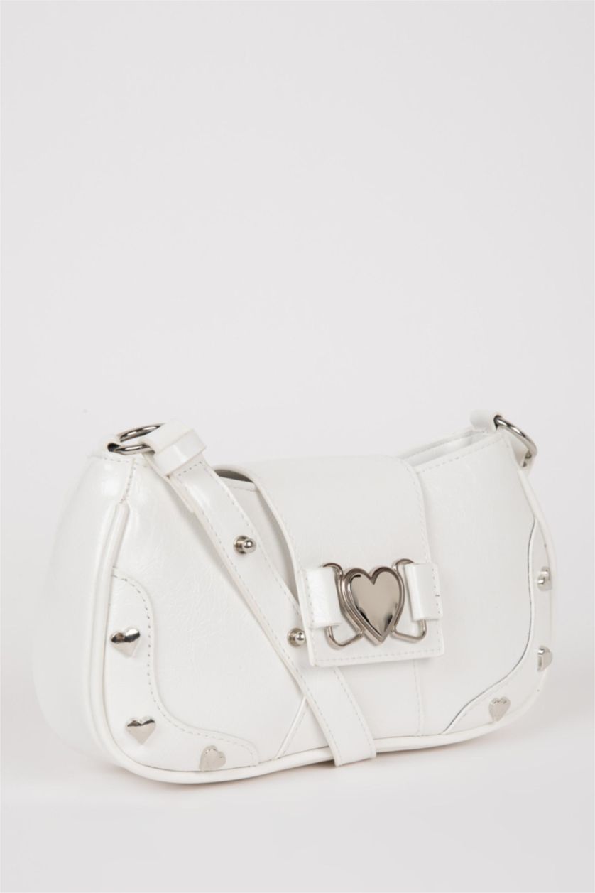 FEMME Blanc Sac en Simili Cuir Pour Femme