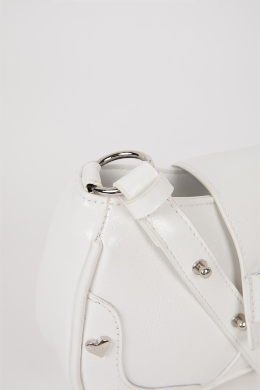 FEMME Blanc Sac en Simili Cuir Pour Femme