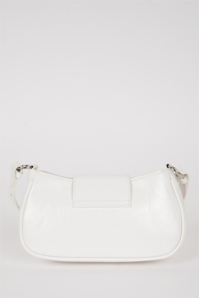 FEMME Blanc Sac en Simili Cuir Pour Femme