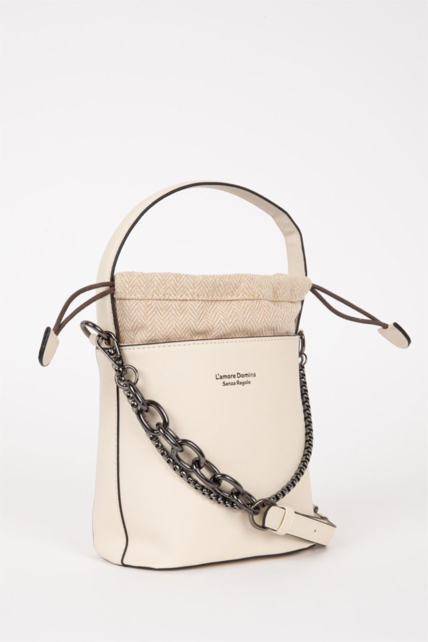 نساء بيج شنطة كتف نسائي جلد صناعي