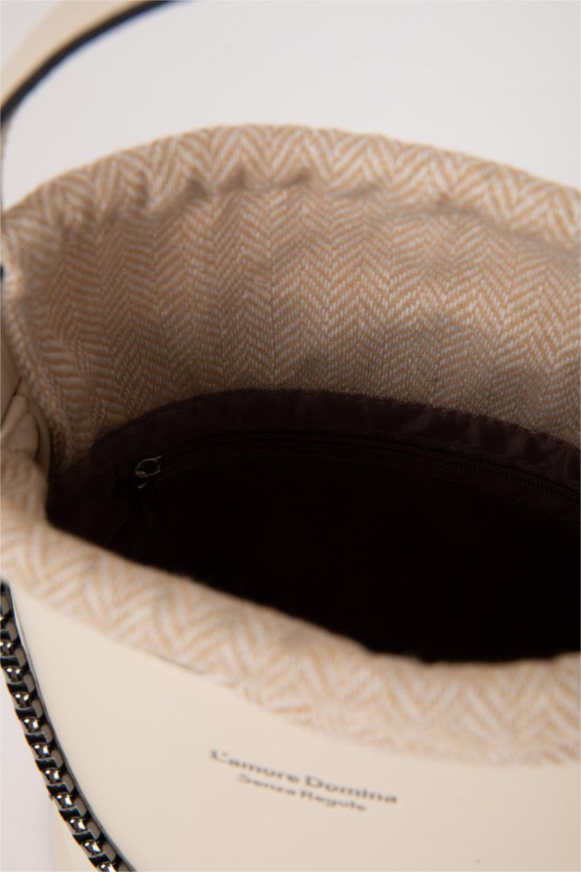 نساء بيج شنطة كتف نسائي جلد صناعي