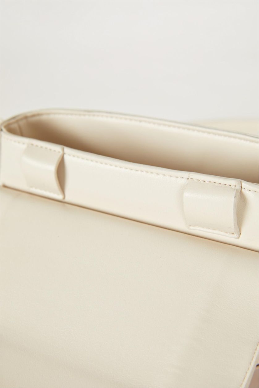 Kadın Bej Kadın Suni Deri Omuz Çantası