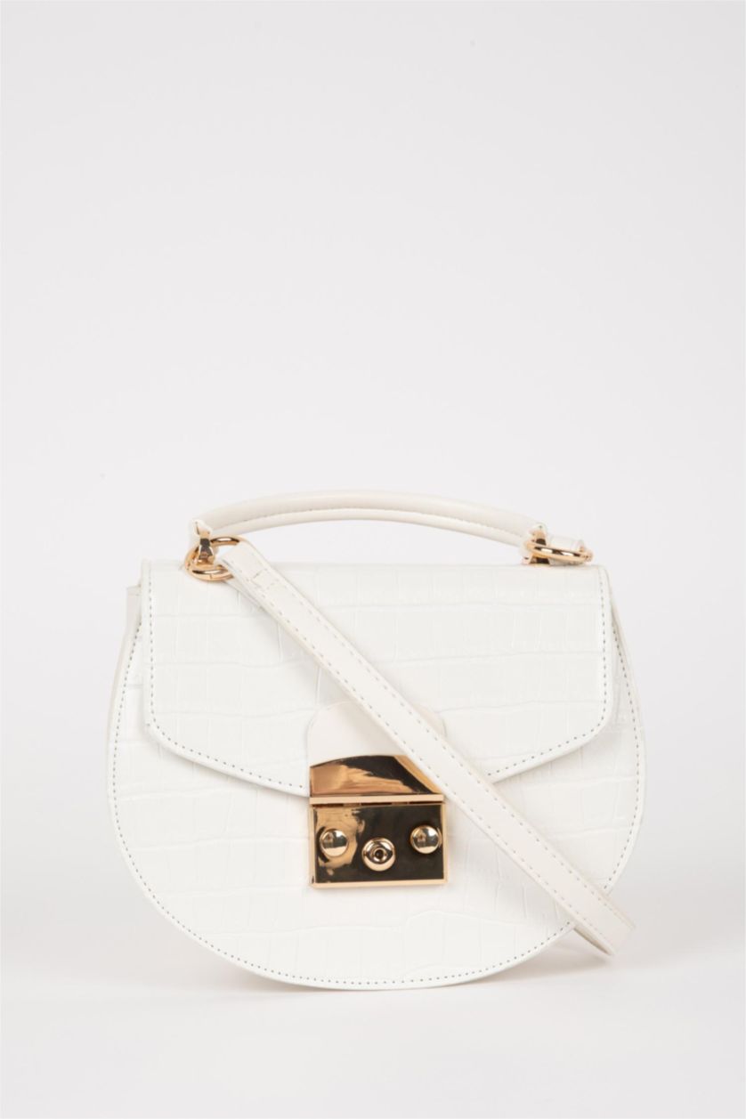 Kadın Beyaz Kadın Suni Deri Omuz Çantası