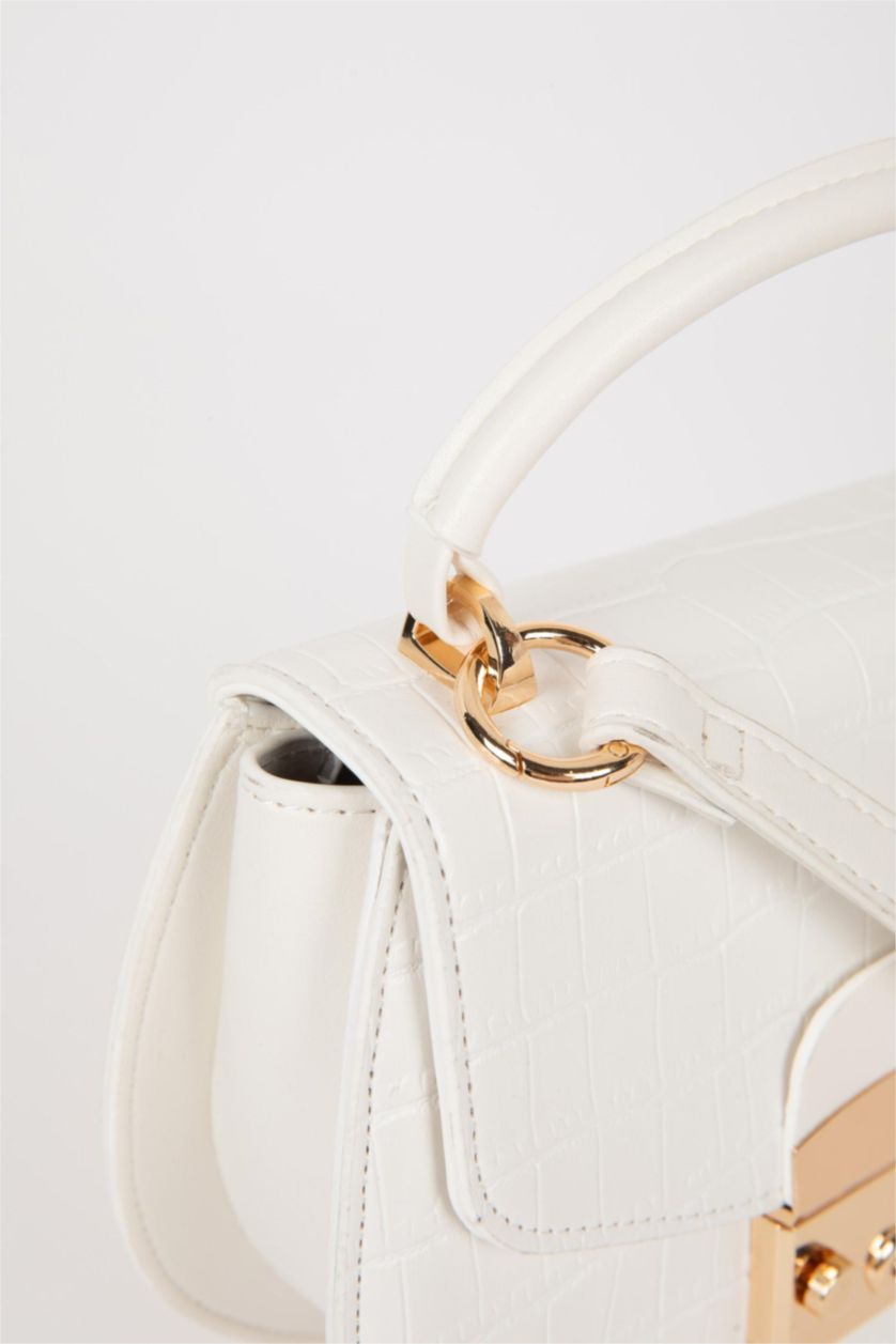 Kadın Beyaz Kadın Suni Deri Omuz Çantası