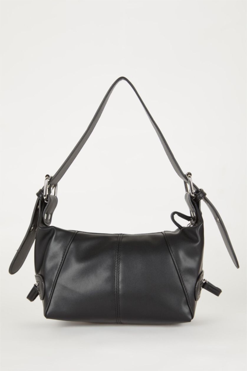 Kadın Siyah Kadın Suni Deri Omuz Çantası