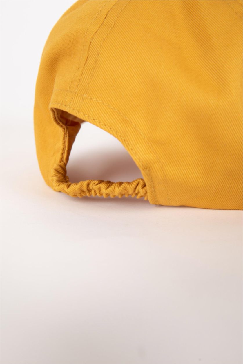 Baby Boy Dark Yellow Baby Boy Cotton Baseball Basketball Cap