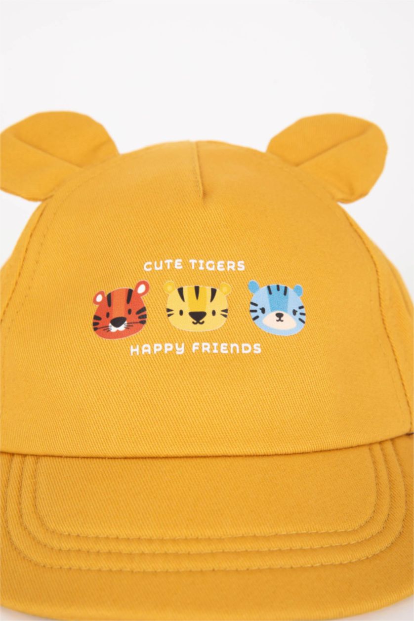 Baby Boy Dark Yellow Baby Boy Cotton Baseball Basketball Cap