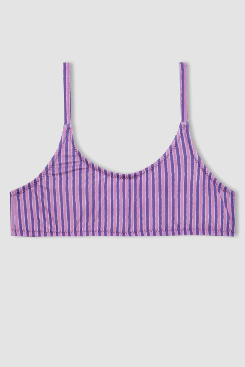 GIRLS & TEENS Lilac Girl Striped Bikini Set