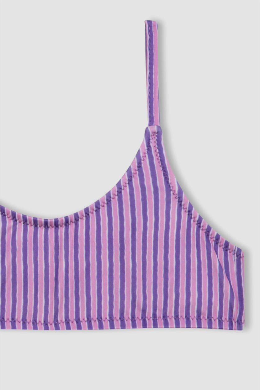 GIRLS & TEENS Lilac Girl Striped Bikini Set
