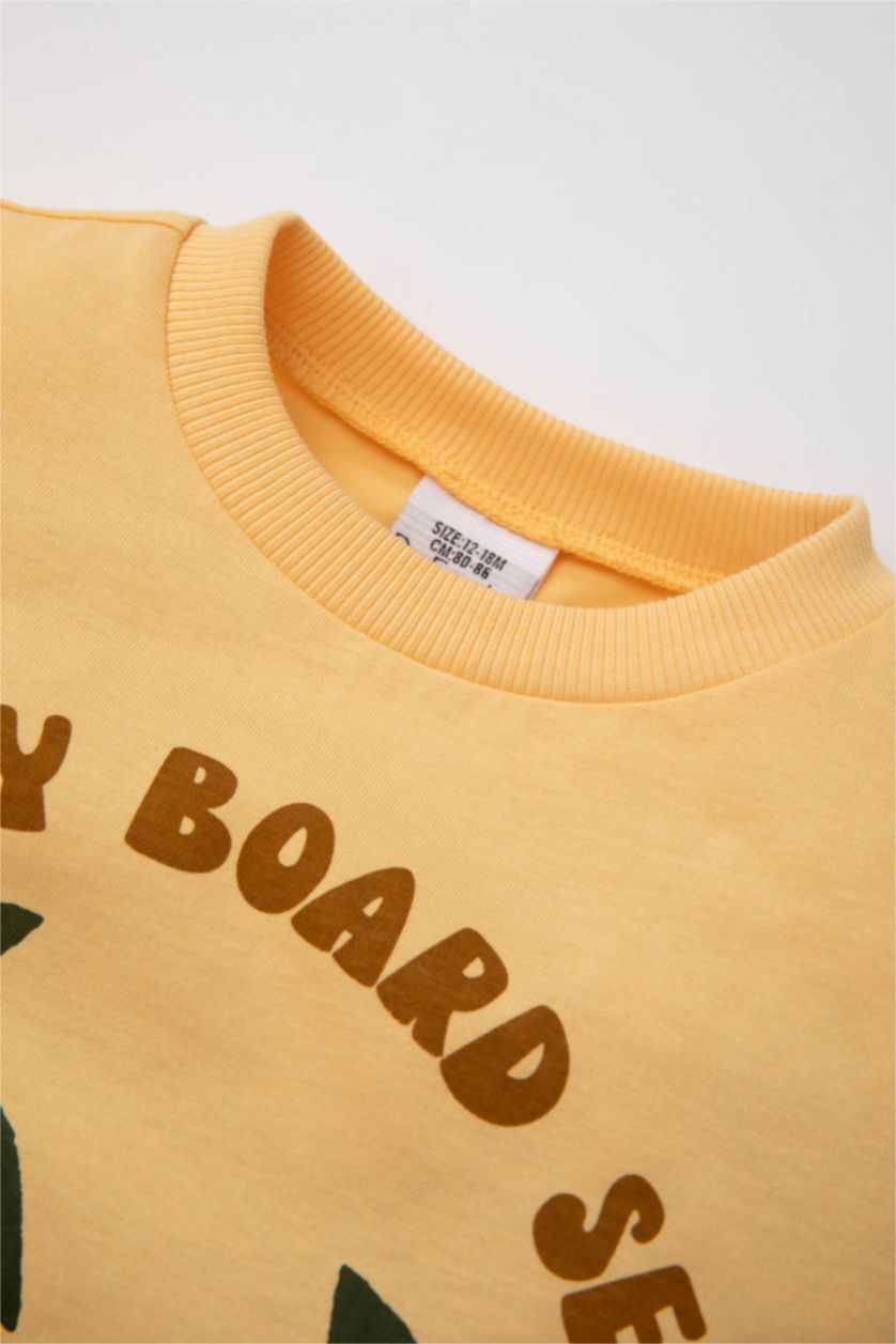 BÉBÉ GARÇON Jaune Clair Ensemble En Tricot BéBé Garçon