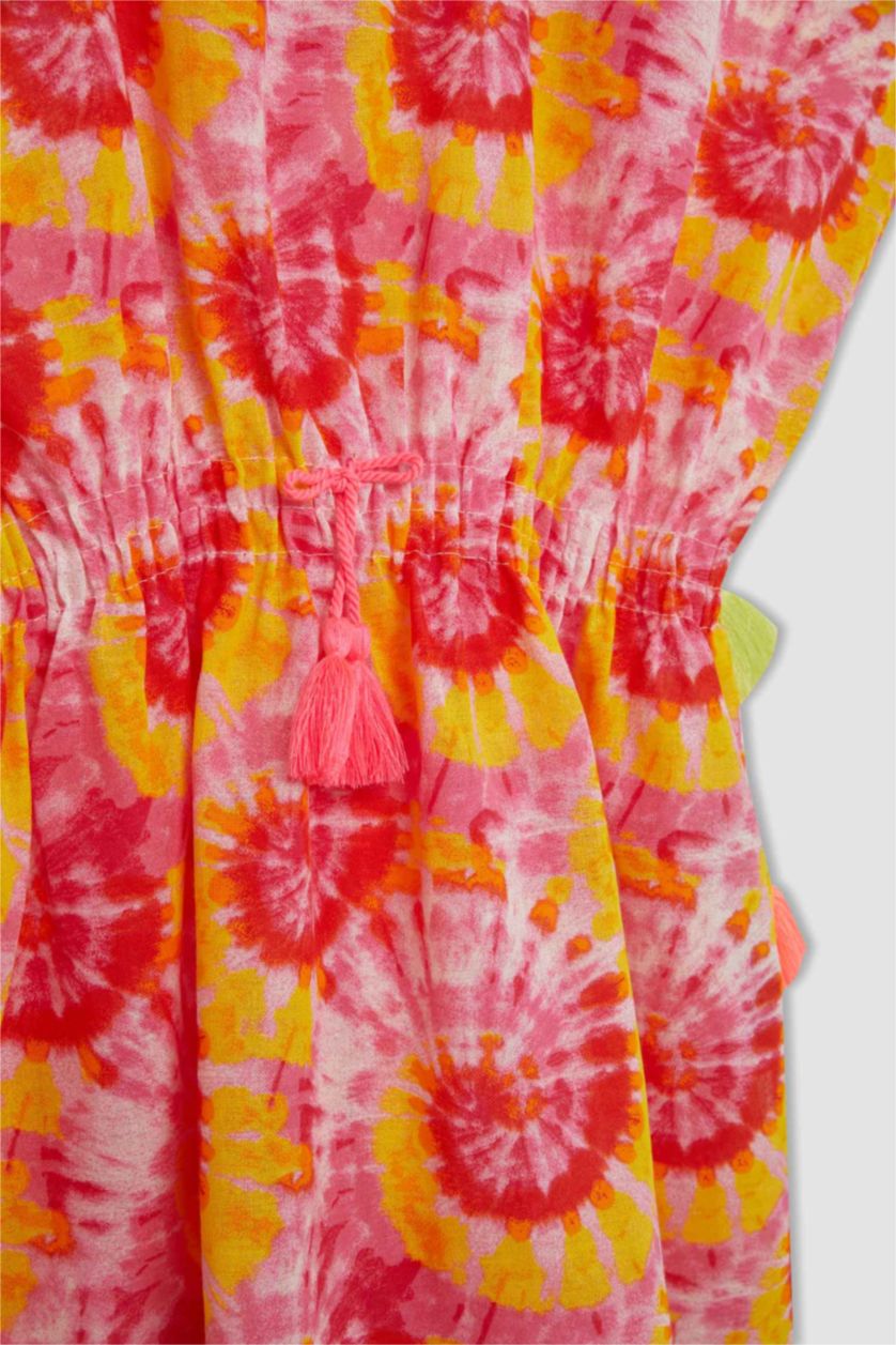 بنات أرجواني فستان بحر بناتي ملون