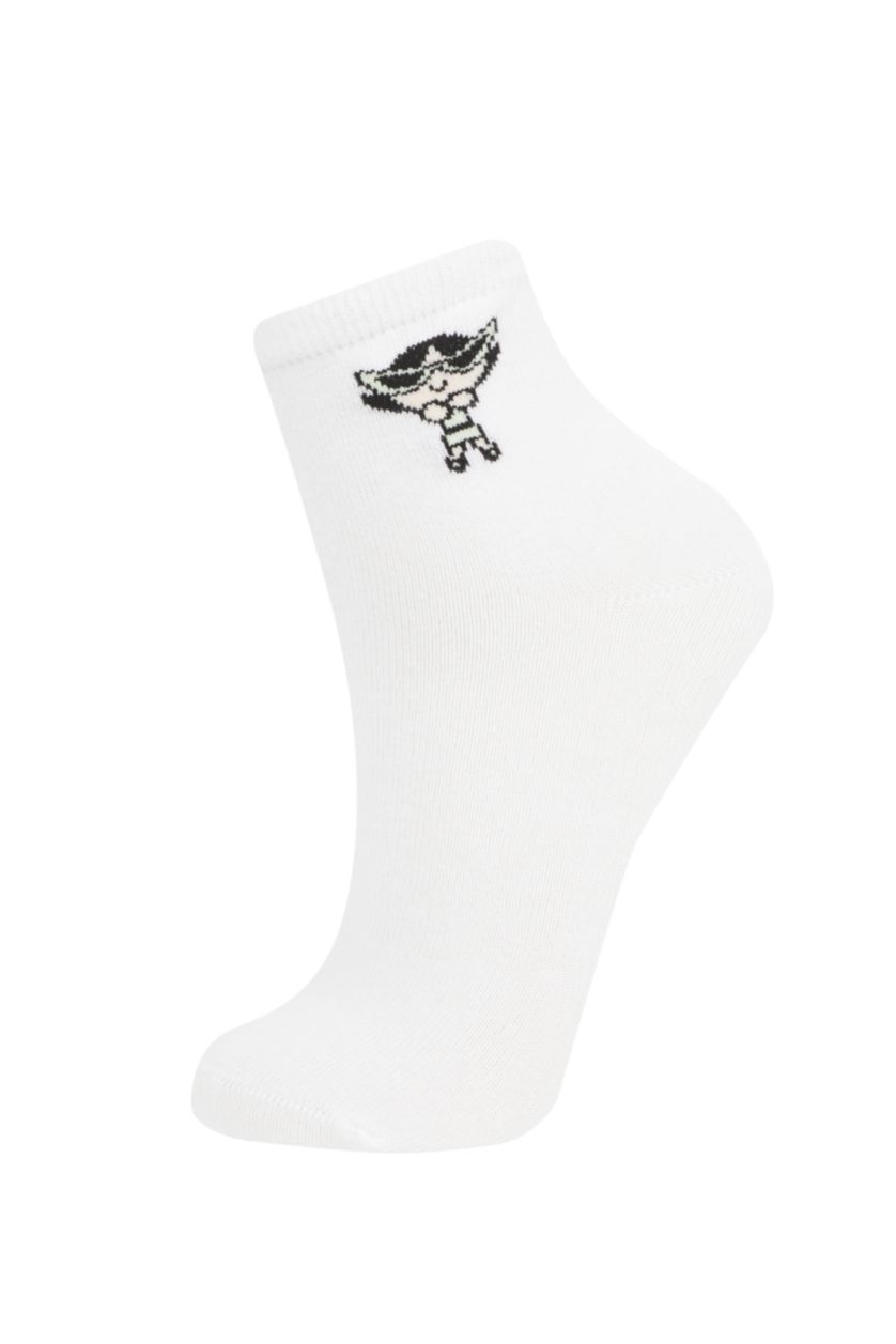 Kız Çocuk - Genç Kız Karma Kız Çocuk PowerPuff Gırls 3'lü Pamuklu Uzun Çorap