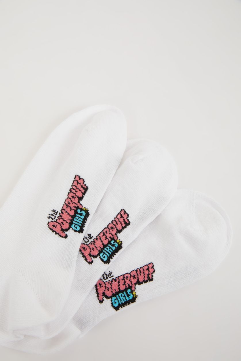 Kız Çocuk - Genç Kız Karma Kız Çocuk PowerPuff Gırls 3'lü Pamuklu Uzun Çorap