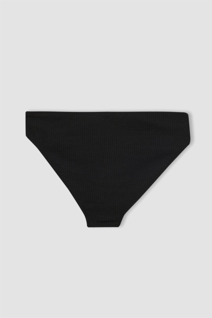 Kız Çocuk - Genç Kız Siyah Kız Çocuk Tek Omuzlu Bikini Takımı