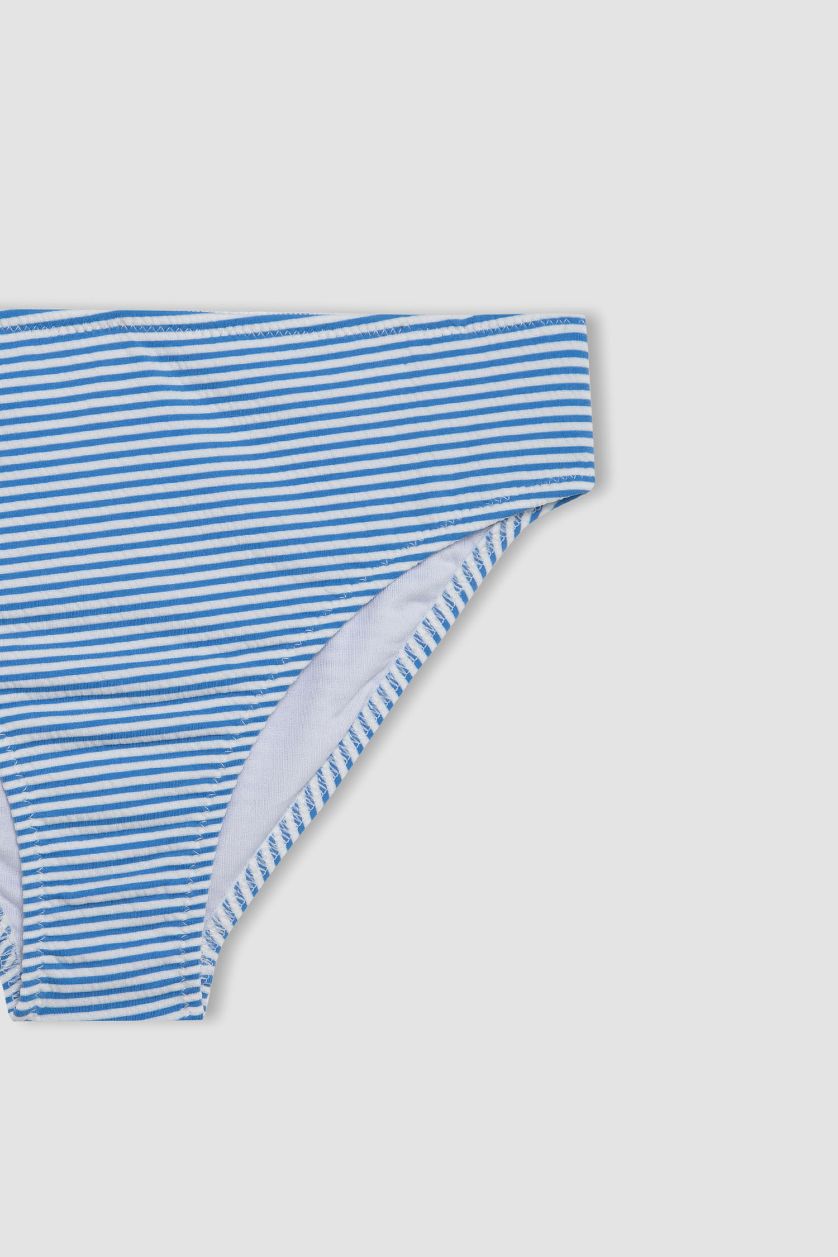 GIRLS & TEENS Blue Girl Striped 2 Piece Bikini Set