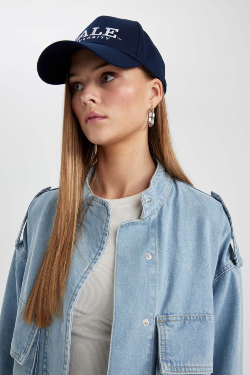 Kadın Mavi Oversıze Jean Ceket