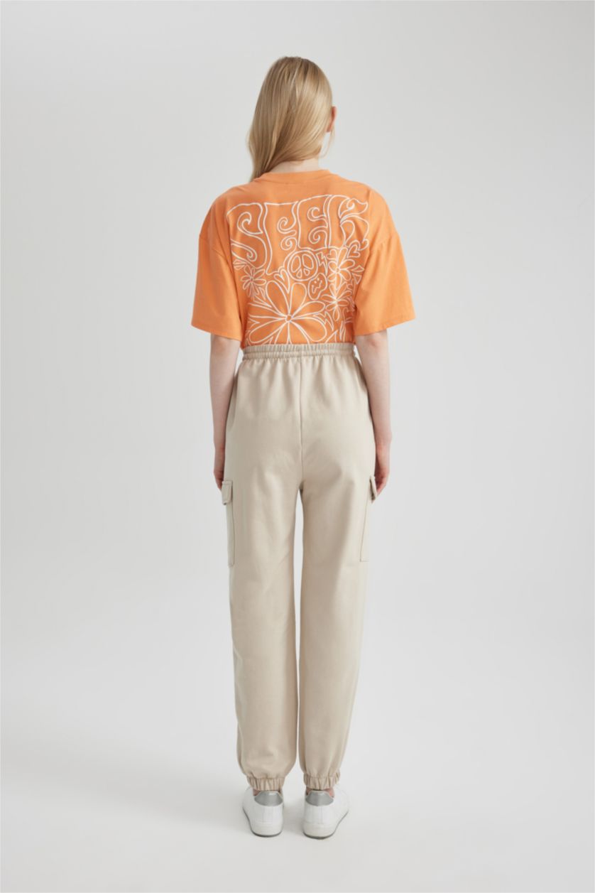 نساء فيزوني سروال جوجر قماش سميك