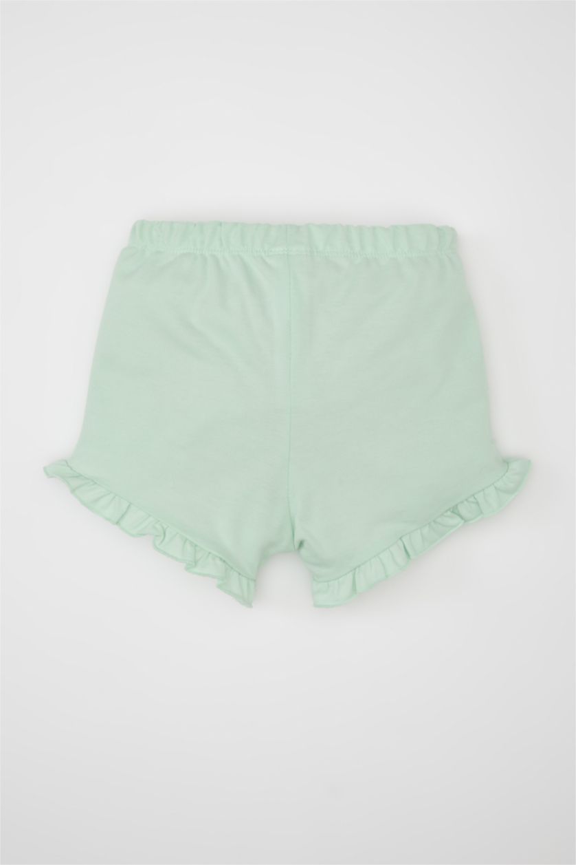 BABY GIRL Mint Baby Girl Pique Shorts