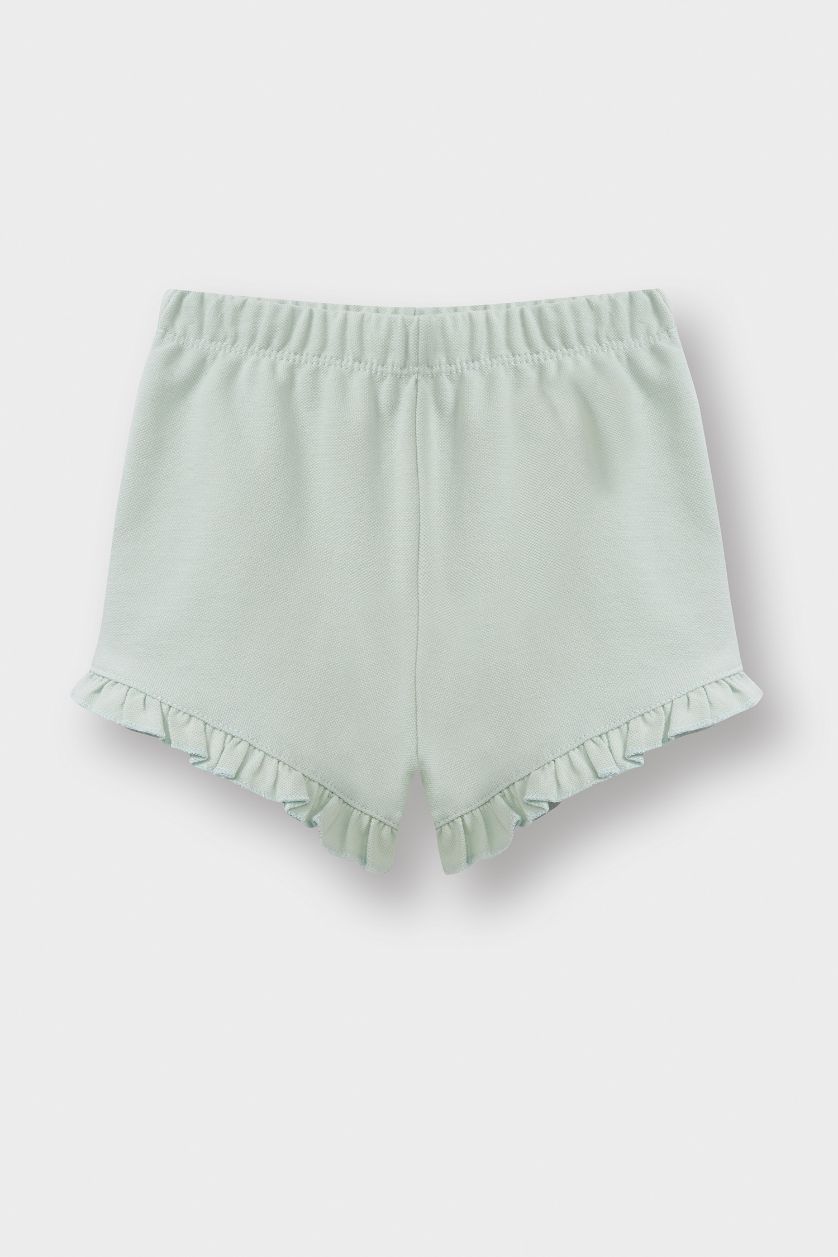 طفلة صغيرة نعناع شورت بناتي بيكيه قصة عادية