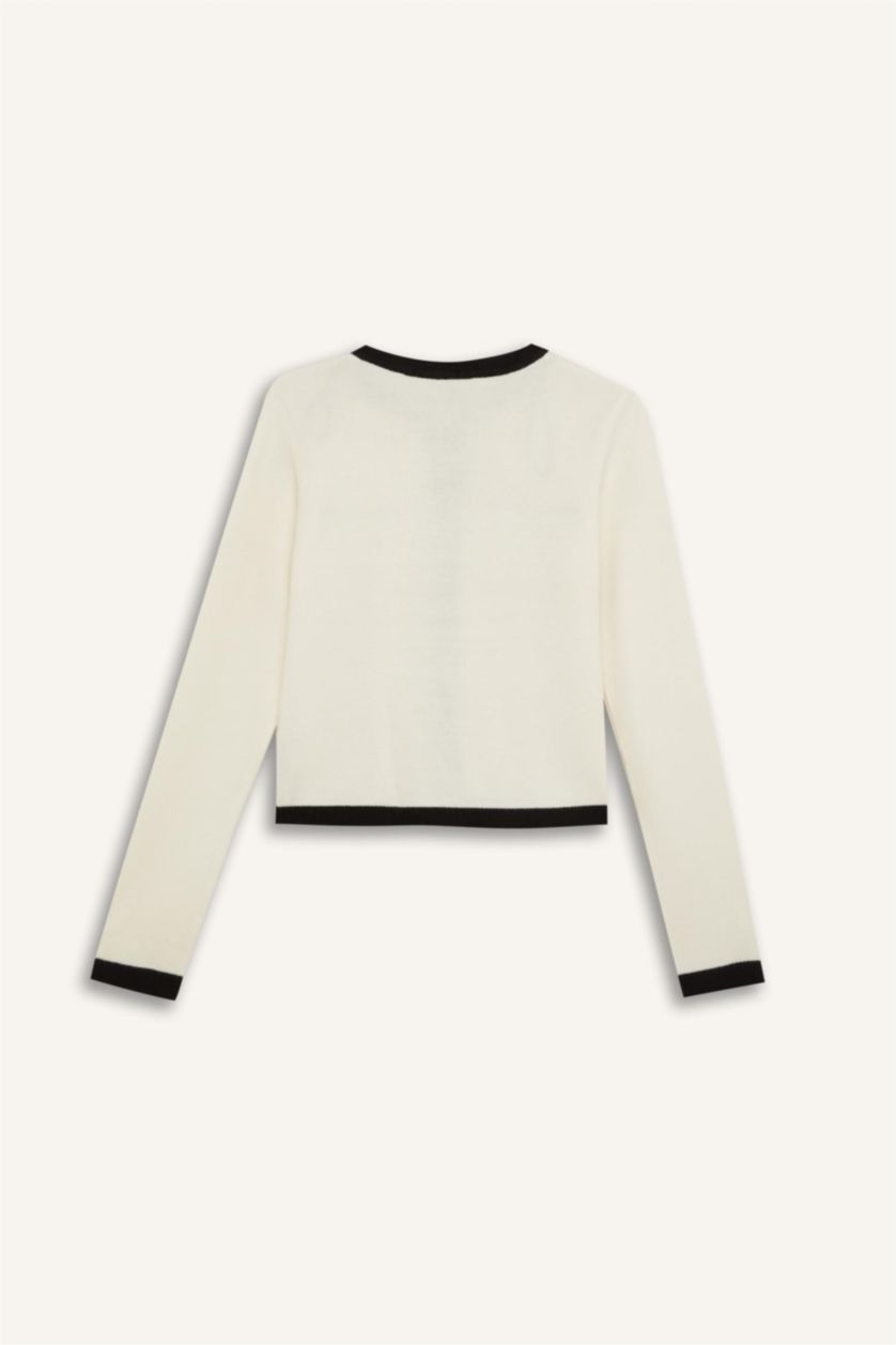 نساء بيج فاتح Regular Fit Cardigan