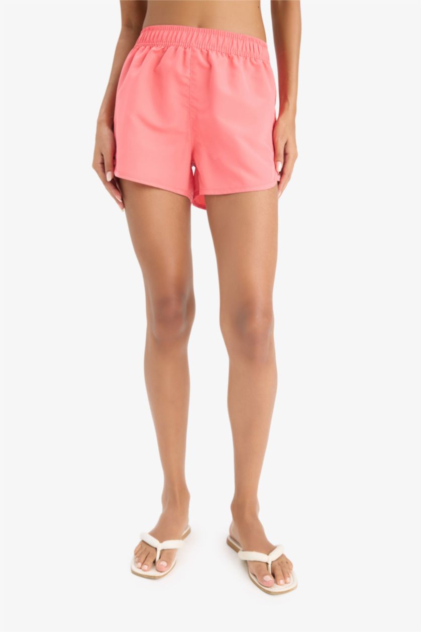 Женщины Коралловый Fall in Love Regular Fit Пляжные Шорты