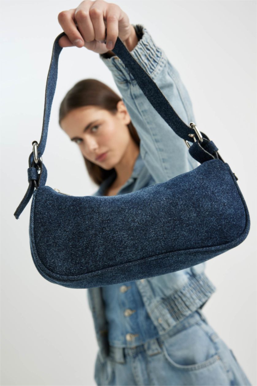 حريمي أزرق شنطة كتف حريمي جينز أزرق