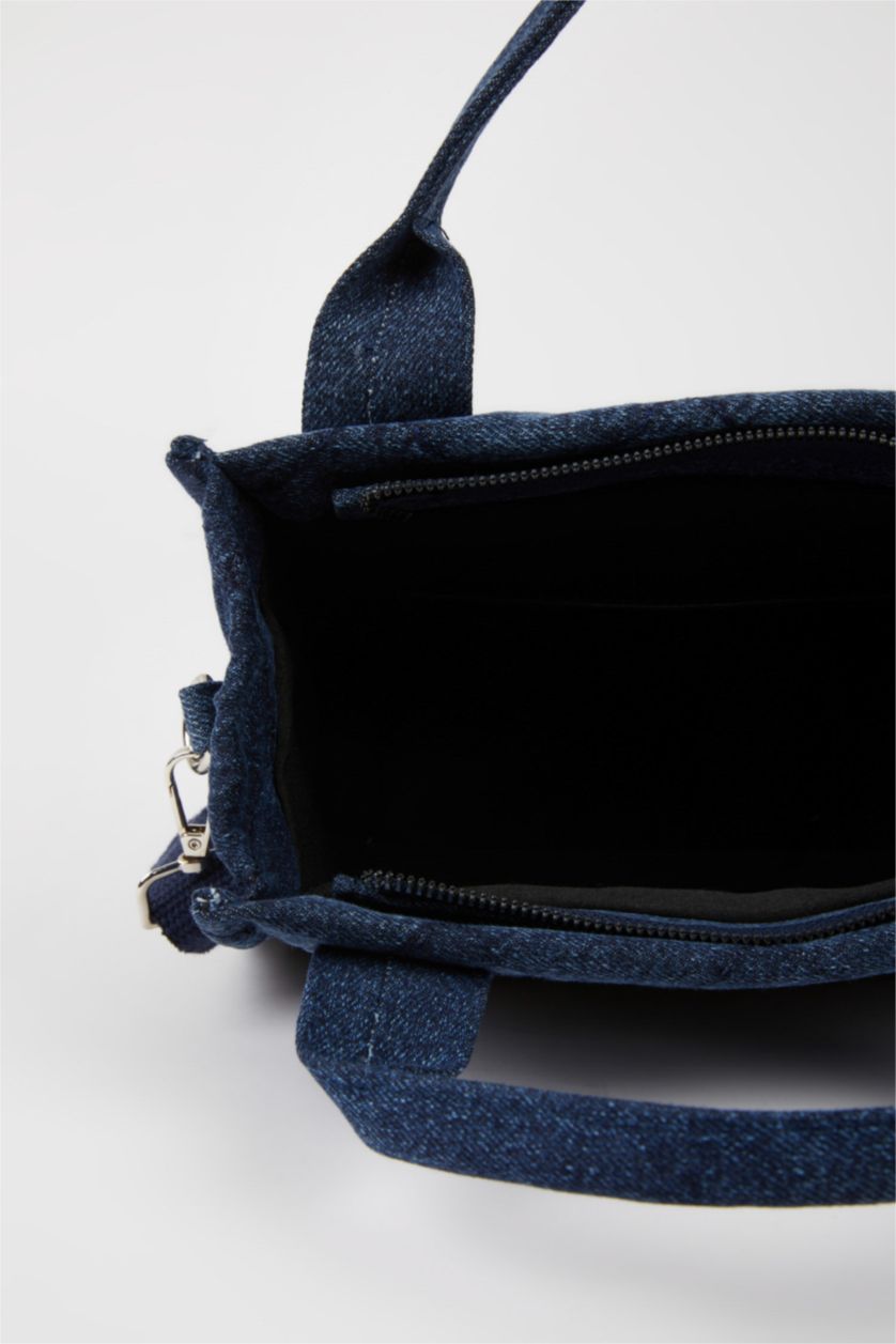WOMAN Blue Denim Shoulder bag