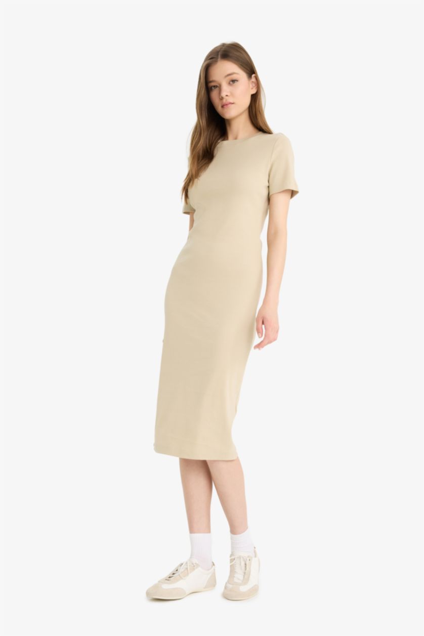 WOMAN Beige Camisole Maxi Dress