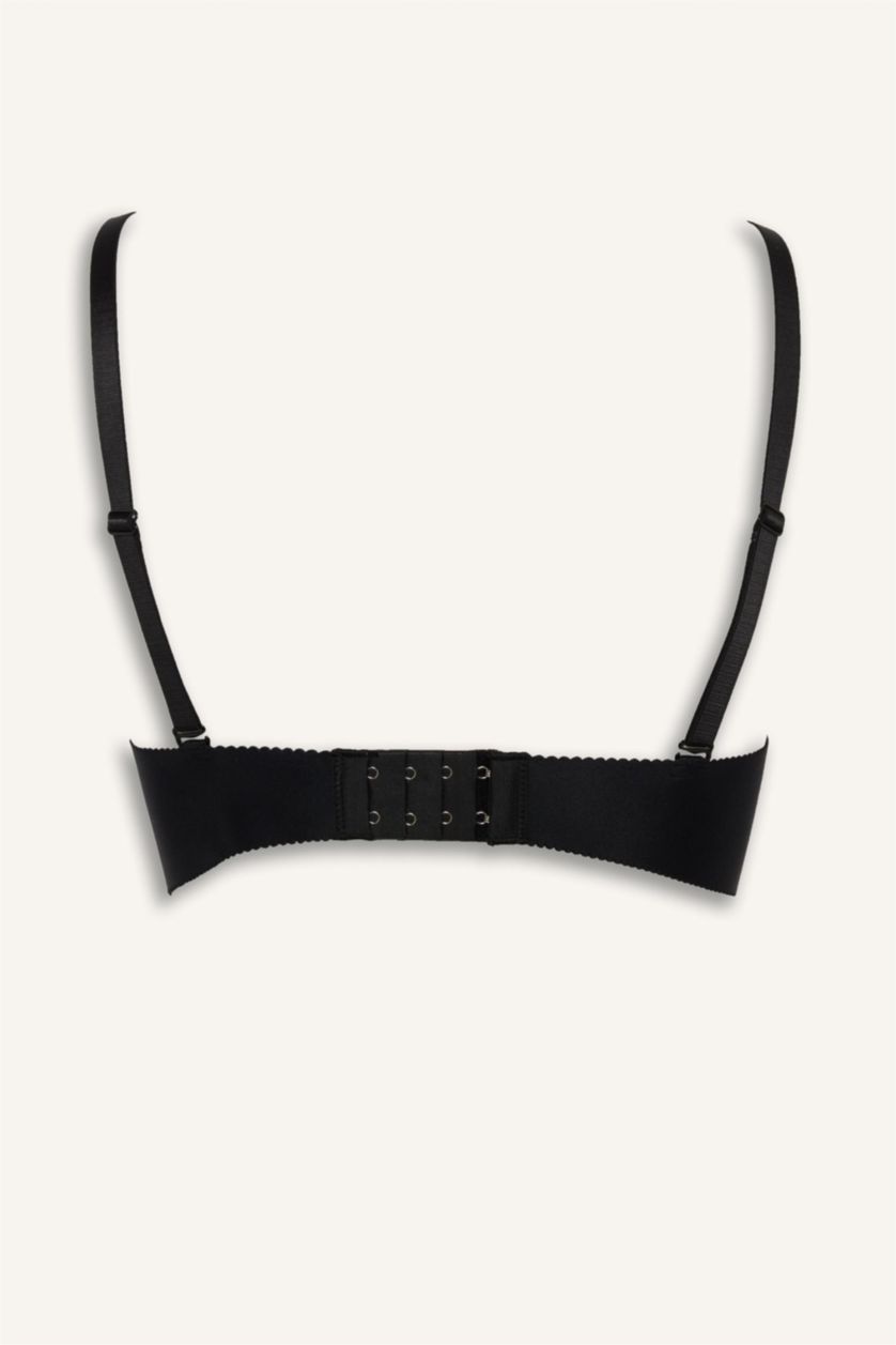 نساء أسود حمالة صدر برا تيشيرت بنص حشو مبطن