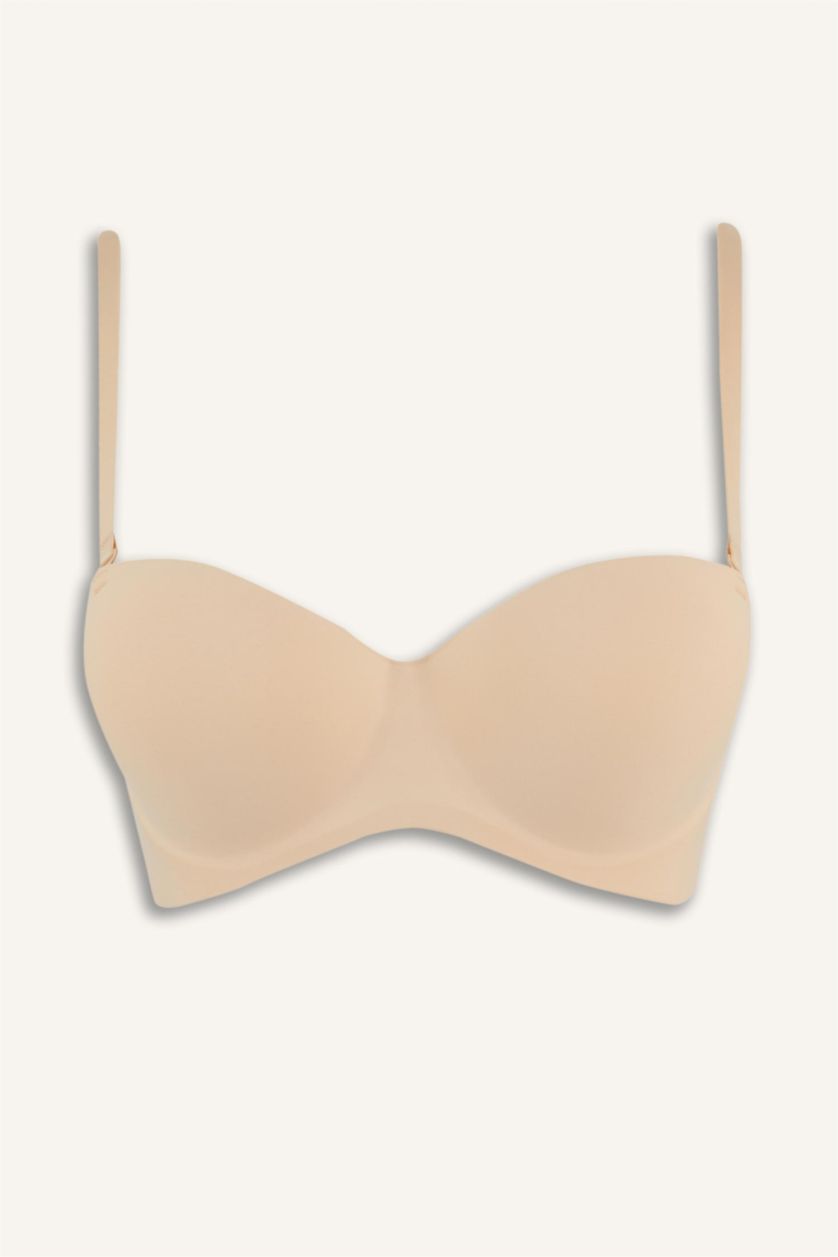 FEMME Beige Soutien-gorge push-up avec bretelles
