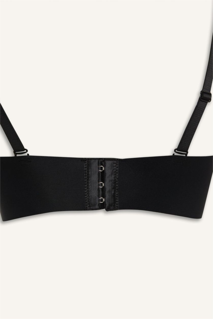 WOMAN Black Fall in Love Push Up Strapless Bra