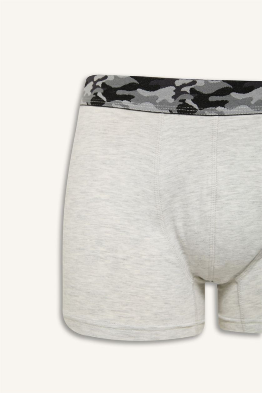 Erkek Siyah Regular Fit 3'lü Boxer