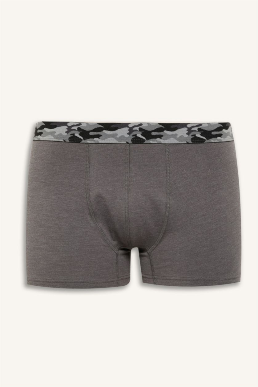 Erkek Siyah Regular Fit 3'lü Boxer